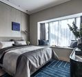89㎡現(xiàn)代輕奢，硬包質(zhì)感背景墻，搭配簡(jiǎn)約舒適家具，成熟而大氣